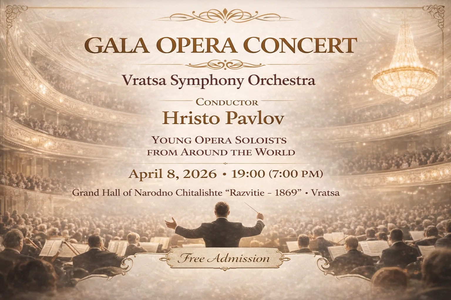 OPERA GALA with Vratsa Symphony Orchestra